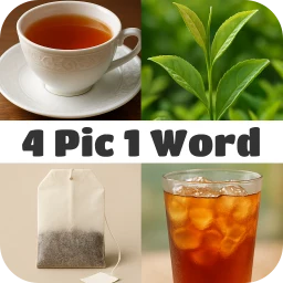 4 Pic 1 Word: Word Game 2026 simgesi